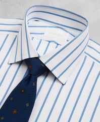 Golden Fleece® Regent Fitted Dress Shirt, English Collar Bold Stripe