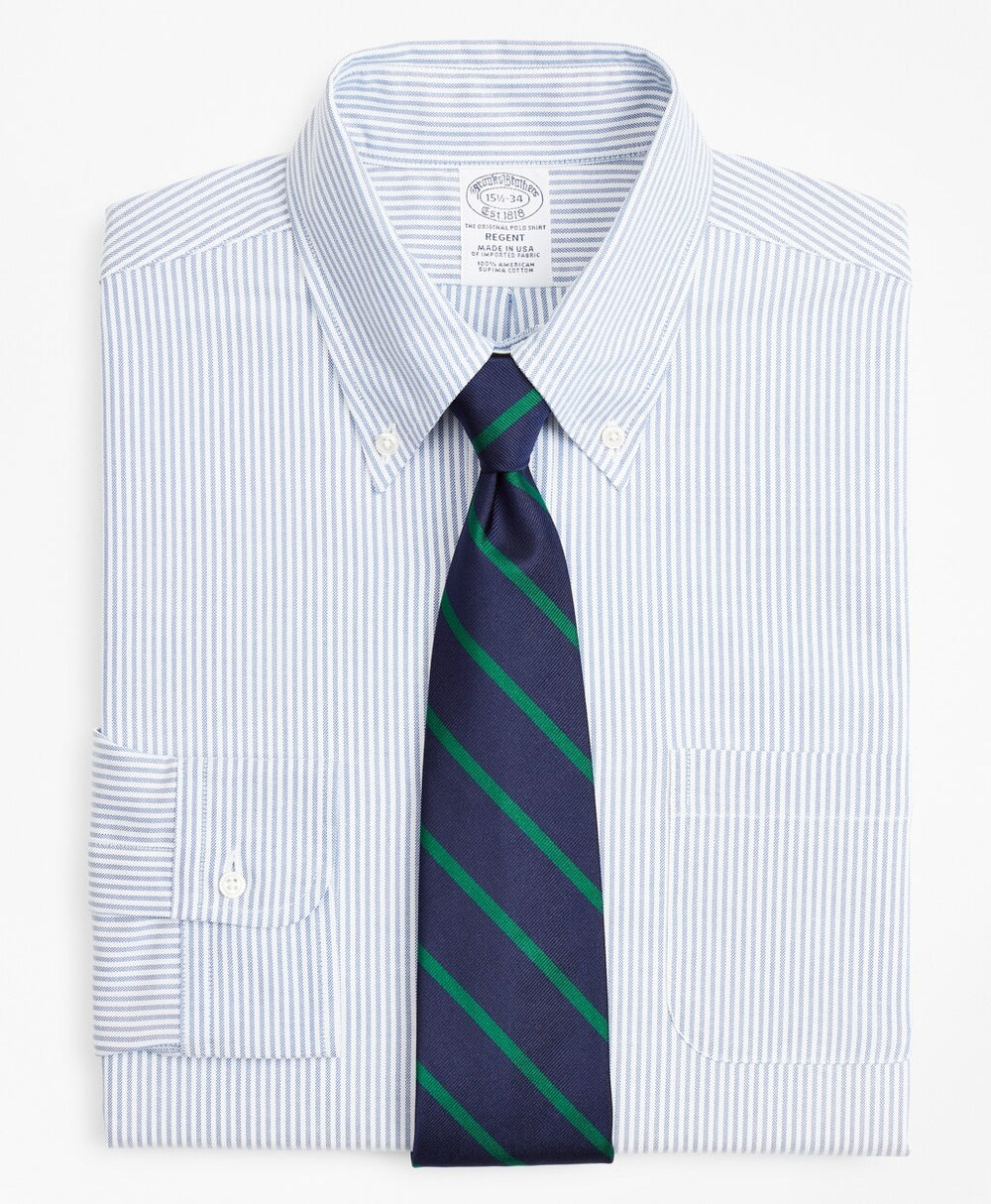 Original Polo® Button-Down Oxford Regent Fitted Dress Shirt, Stripe