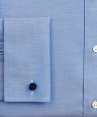 Stretch Regent Fitted Dress Shirt, Non-Iron Pinpoint Ainsley Collar French Cuff Pinpoint