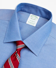 Stretch Milano Slim Fit Dress Shirt, Non-Iron Pinpoint Ainsley Collar French Cuff