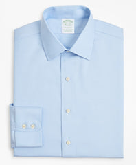 Stretch Milano Slim-Fit Dress Shirt, Non-Iron Twill Ainsley Collar