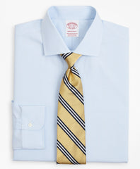 Stretch Madison Classic-Fit Dress Shirt, Non-Iron Poplin English Collar Fine Stripe