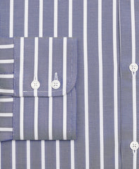Luxury Collection Regent Fitted Dress Shirt, Franklin Spread Collar Herringbone Wide Stripe