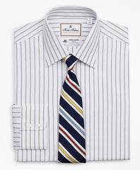 Luxury Collection Soho Extra-Slim-Fit Dress Shirt, Franklin Spread Collar Micro-Outline Stripe