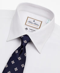 Luxury Collection Milano Slim-Fit Dress Shirt, Franklin Spread Collar Herringbone