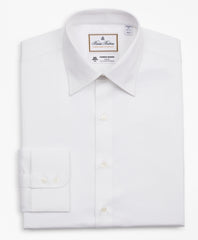 Luxury Collection Regent Fitted Dress Shirt, Franklin Spread Collar Herringbone
