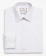 Luxury Collection Milano Slim-Fit Dress Shirt, Franklin Spread Collar Stripe