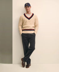Merino Wool Archive Tennis Sweater