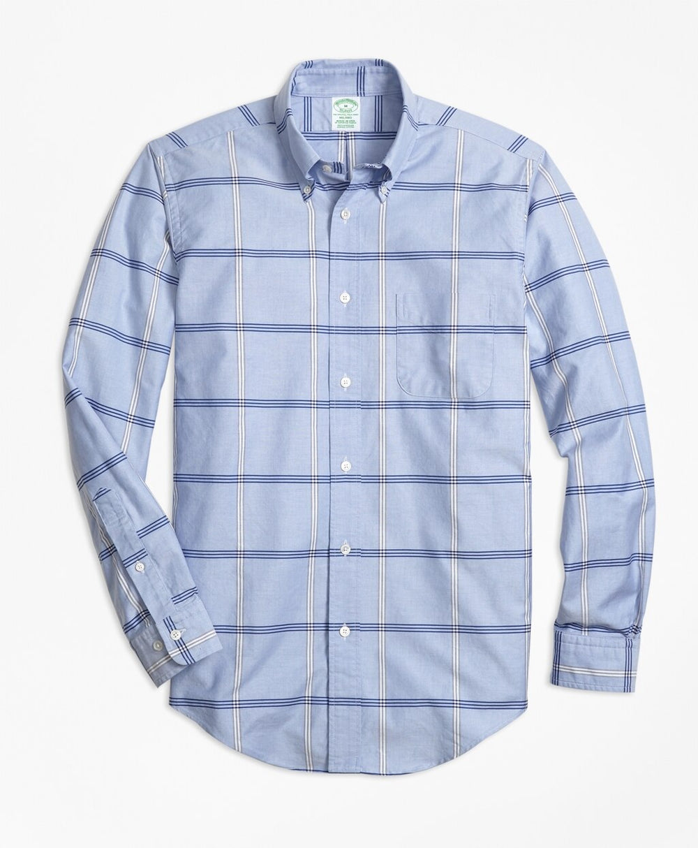 Milano Fit Oxford BB#1 Windowpane Sport Shirt