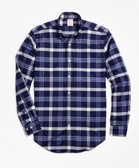 Madison Fit Oxford BB#10 Plaid Sport Shirt