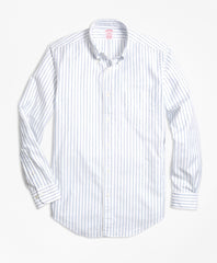 Madison Fit Oxford Small Stripe Sport Shirt
