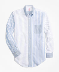 Madison Fit Oxford Fun Stripe Sport Shirt