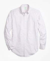 Milano Fit Oxford Outline Stripe Sport Shirt