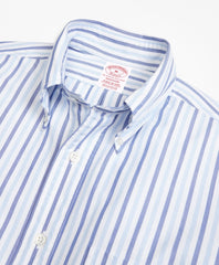 Madison Fit Oxford Alternating Stripe Sport Shirt