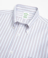 Milano Fit Oxford Double-Stripe Sport Shirt