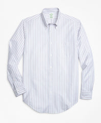 Milano Fit Oxford Double-Stripe Sport Shirt