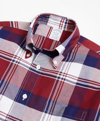 Regent Fit Oxford Large Plaid Sport Shirt