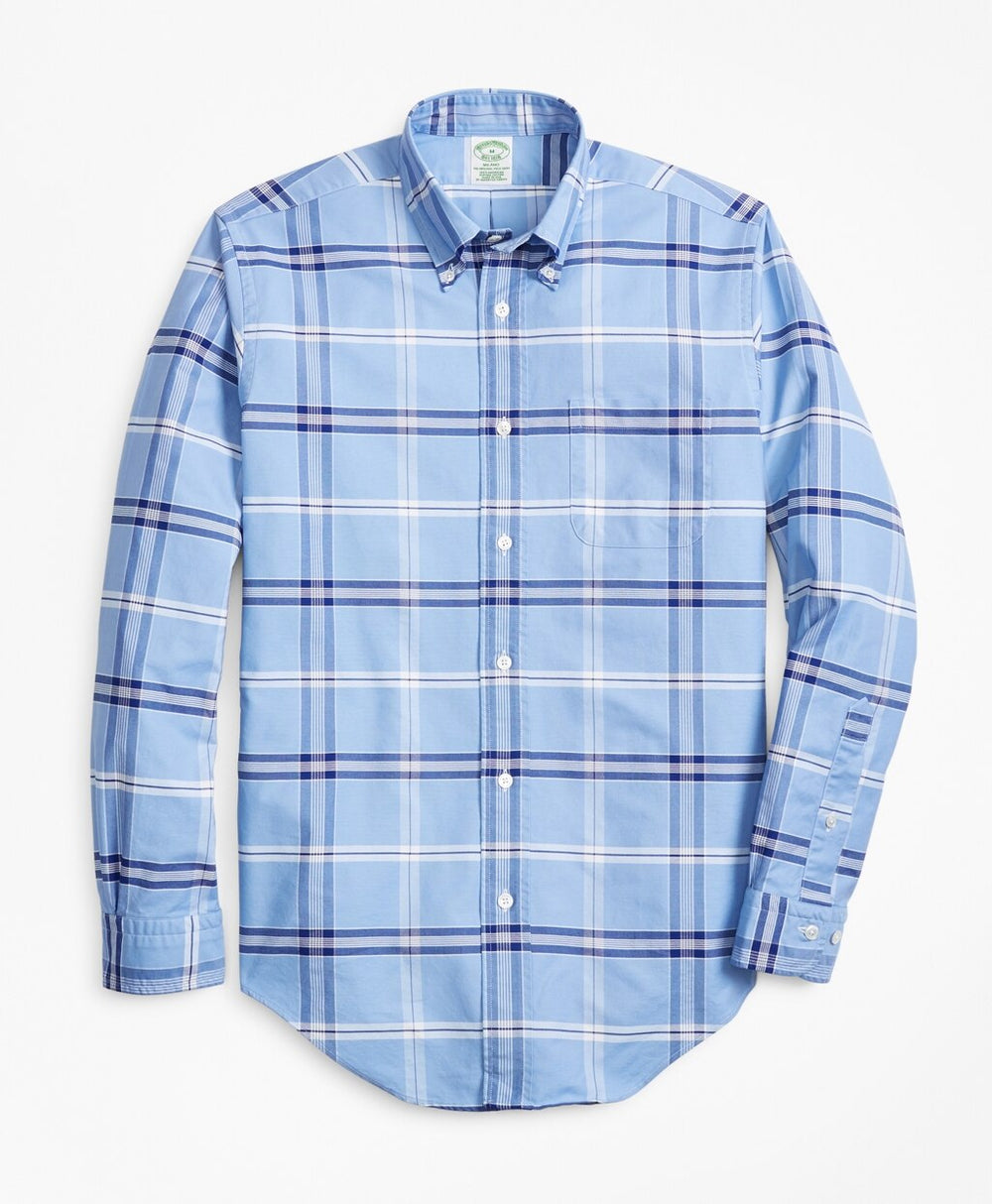 Milano Fit Oxford Windowpane Sport Shirt