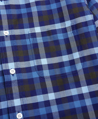 Milano Fit Oxford Two-Color Plaid Sport Shirt