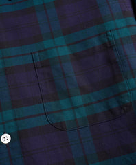 Milano Fit Oxford Black Watch Sport Shirt
