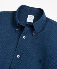 Regent Fit Stripe Indigo Sport Shirt