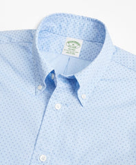 Milano Fit Micro-Floral Print Sport Shirt