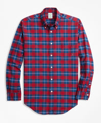 Milano Fit Oxford Bold Plaid Sport Shirt