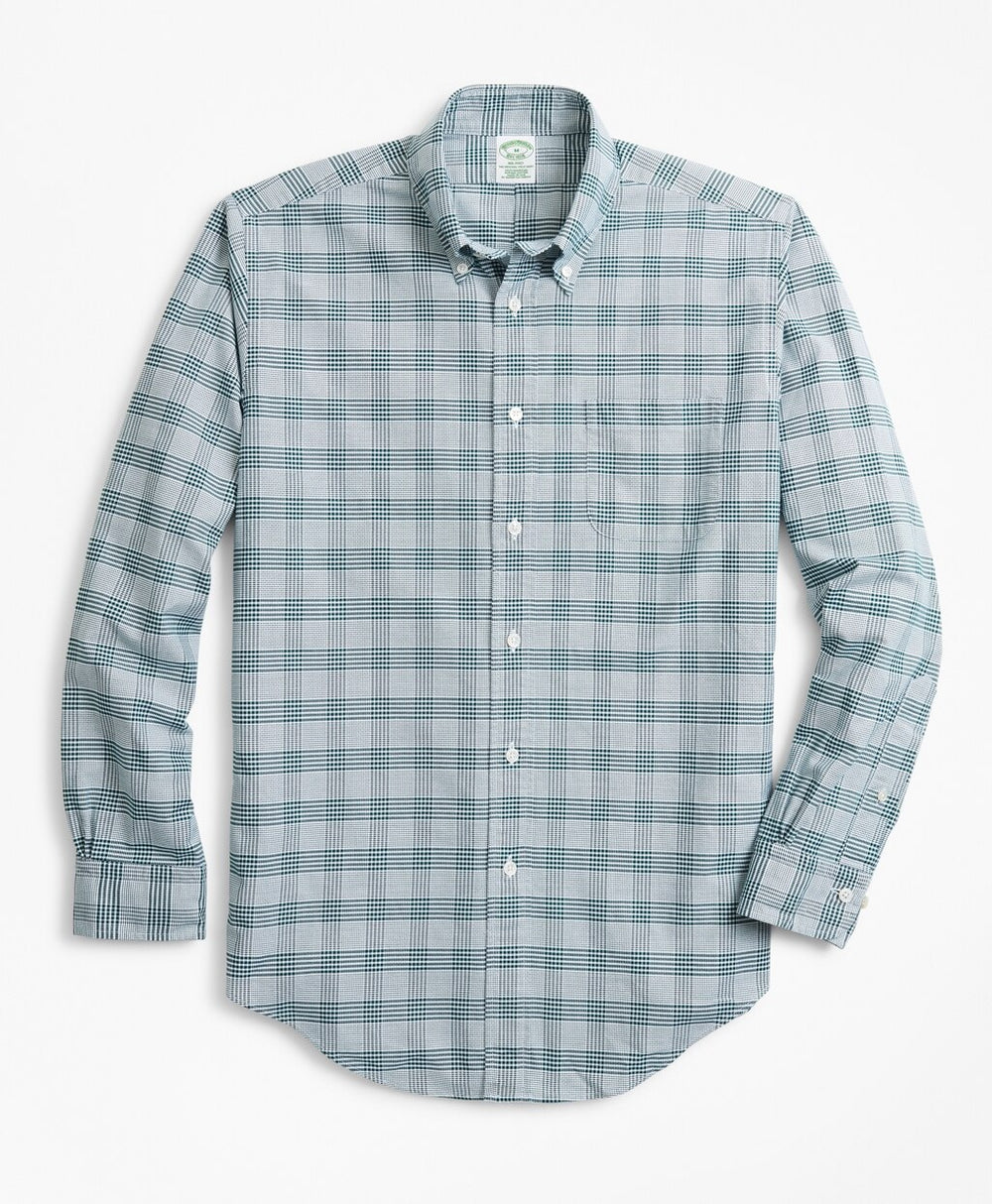 Milano Fit Oxford Glen Plaid Sport Shirt