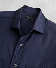 Golden Fleece® BrooksTech™ Two-Pocket Wool Sport Shirt