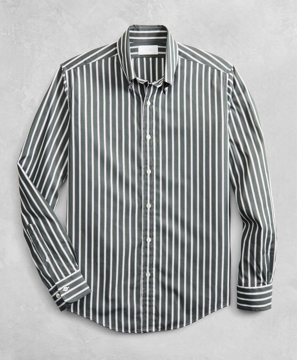 Golden Fleece® Regent Fitted Multi-Stripe Sport Shirt