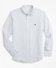 Stretch Madison Classic-Fit Sport Shirt, Non-Iron Windowpane