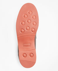 Textured Leather Penny Loafer