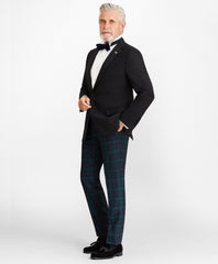 Madison Fit Black Watch Wool Trousers