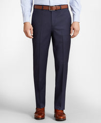 BrooksFlex™ Regent-Fit Wool Trousers, Unfinished Hem