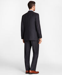 Madison Fit Saxxon™ Wool Navy Tic 1818 Suit