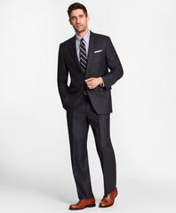 Madison Fit Saxxon™ Wool Navy Tic 1818 Suit