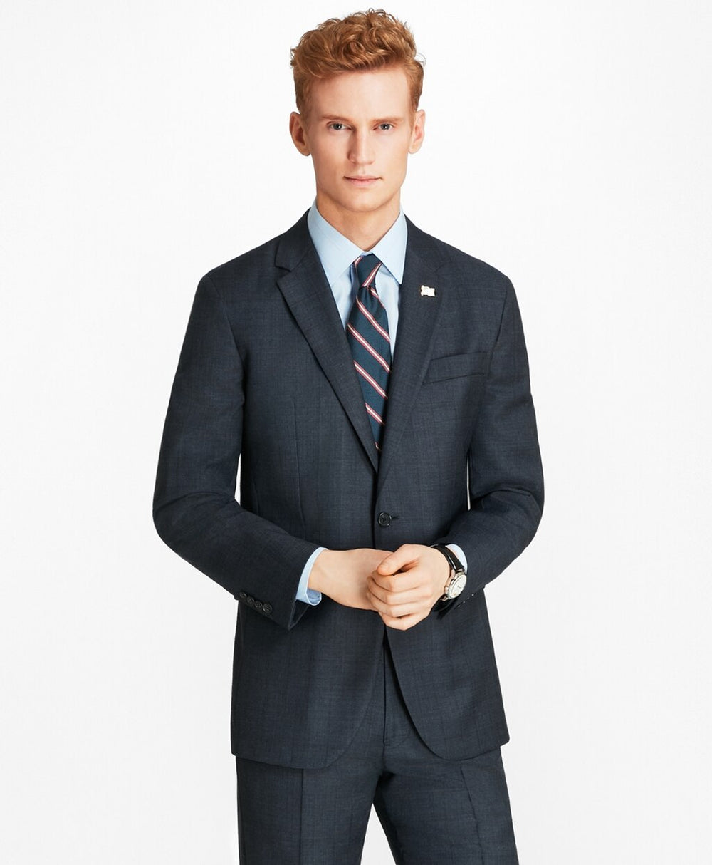 Milano Fit Open Plaid 1818 Suit