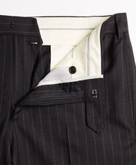 BrooksGate™ Regent-Fit Striped Wool Twill Suit Pants