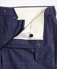 BrooksGate™ Regent-Fit Windowpane Wool Twill Suit Pants
