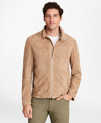 Suede Bomber Jacket
