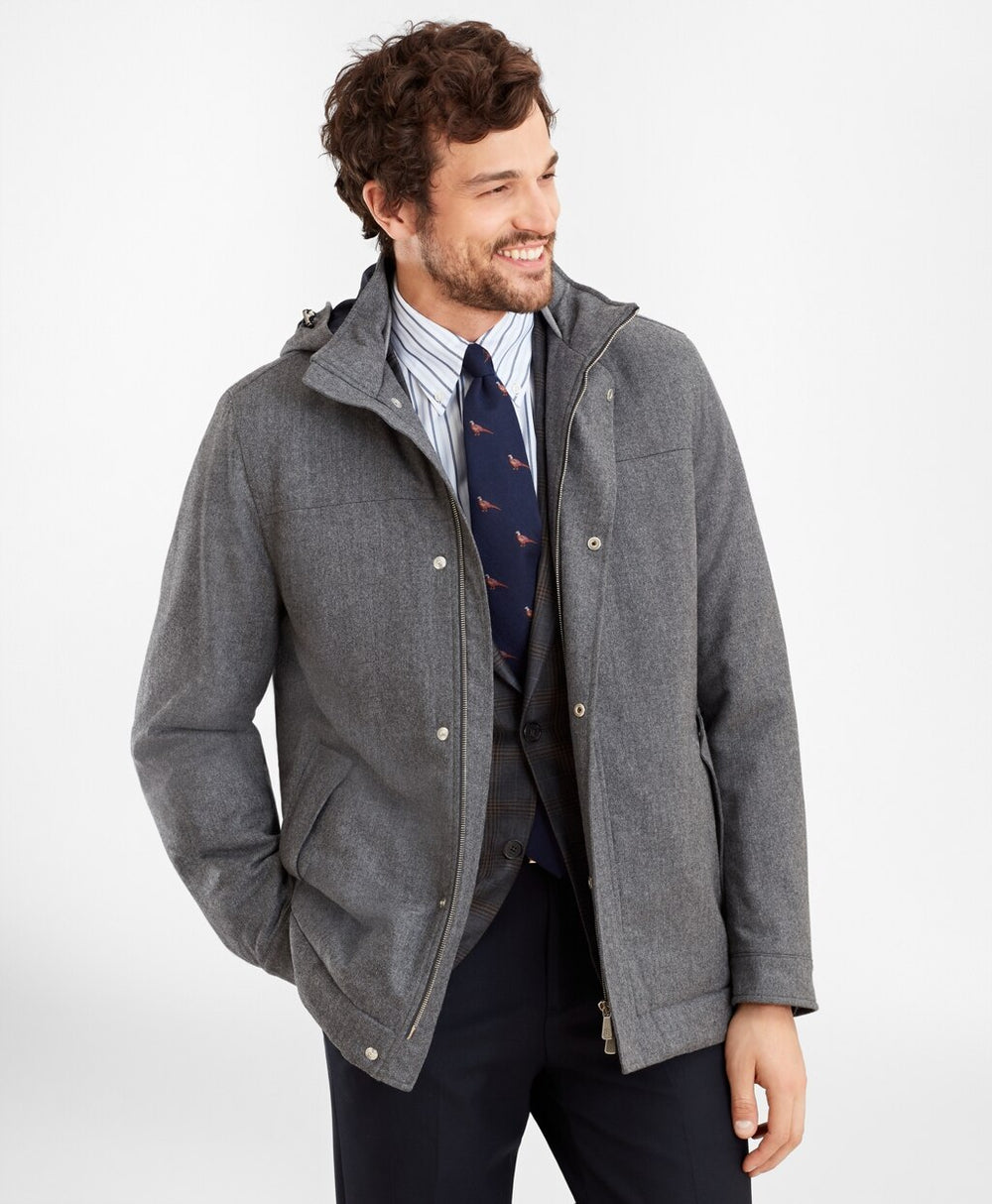 Wool Hooded Jacket