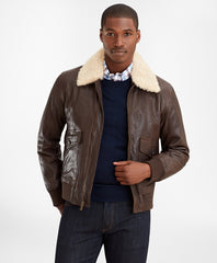 Leather Aviator Jacket
