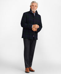 Harris Tweed Black Watch Walking Coat