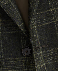 Regent Fit Green Plaid Sport Coat