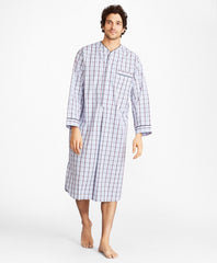 Double-Plaid Nightshirt