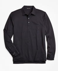 Premium Extra-Fine Supima® Cotton Pique Long-Sleeve Polo