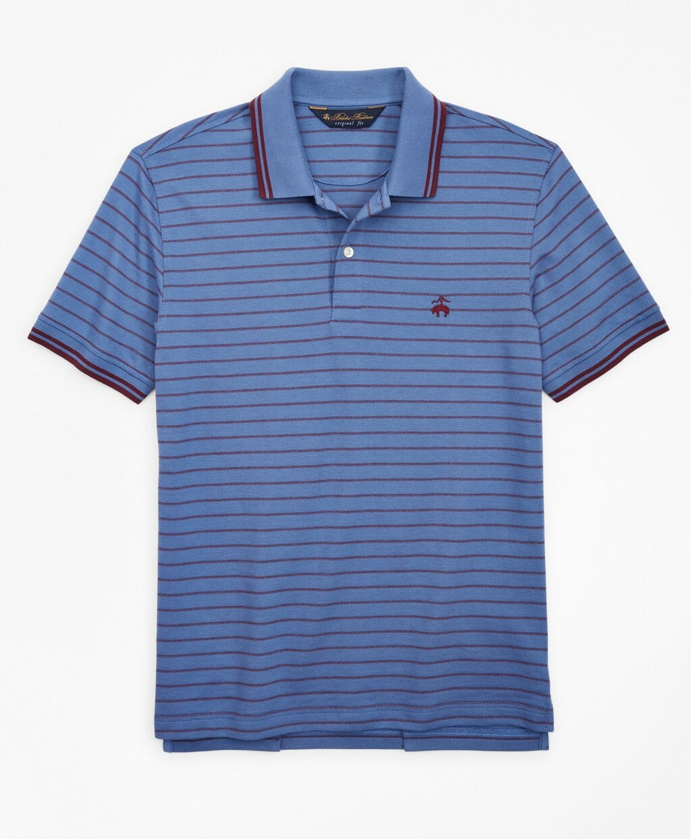 Original Fit Jacquard Stripe Polo Shirt