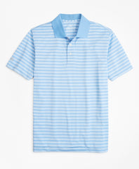 Performance Series Textured Stripe Polo Shirt