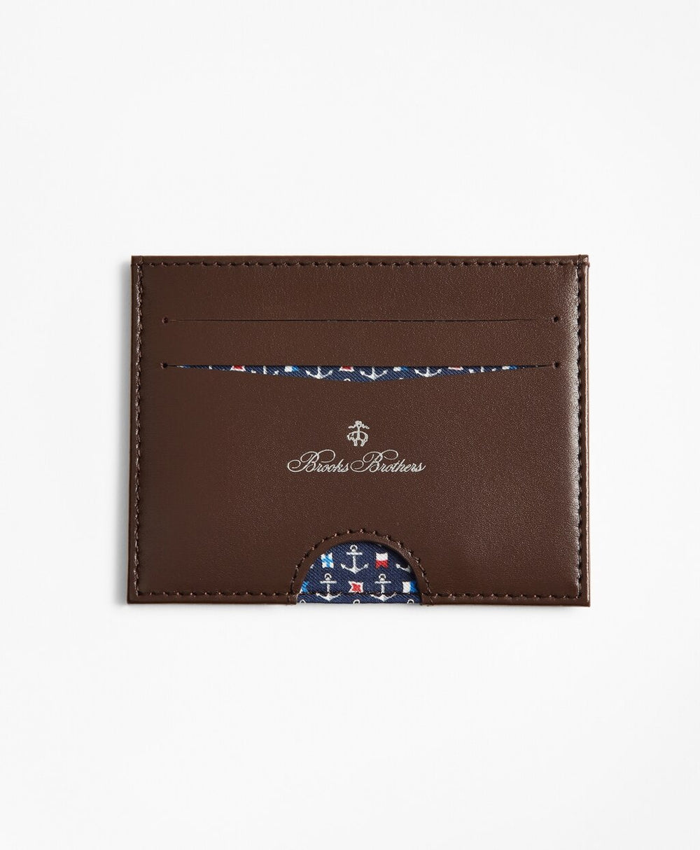 Embossed Leather Card Case