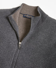 Double-Face Full-Zip Sweater